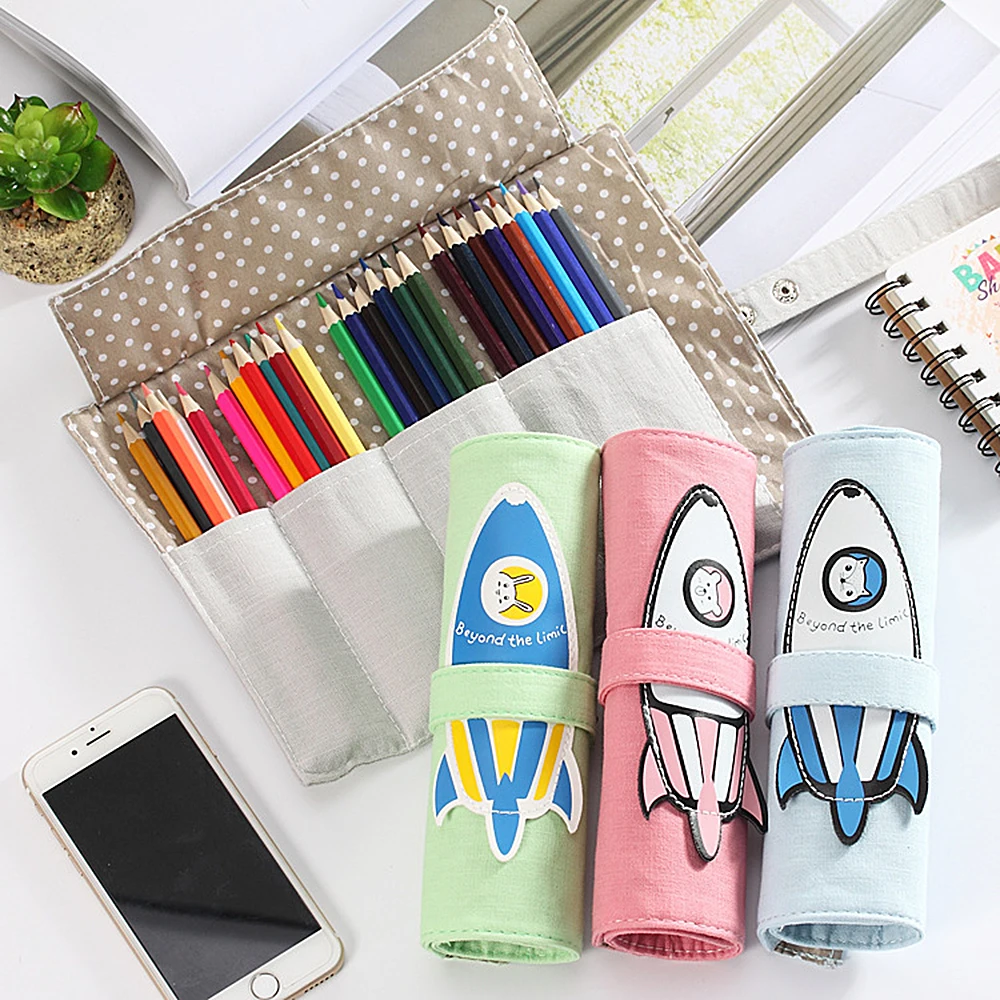Drop shipping Rocket Roll Pencil Case Simple Snap-on Multi-function Creative Cute Cartoon Large Capacity Pencil Case
Drop shipping Rocket Roll Pencil Case Simple Snap-on Multi-function Creative Cute Cartoon Large Capacity Pencil Case