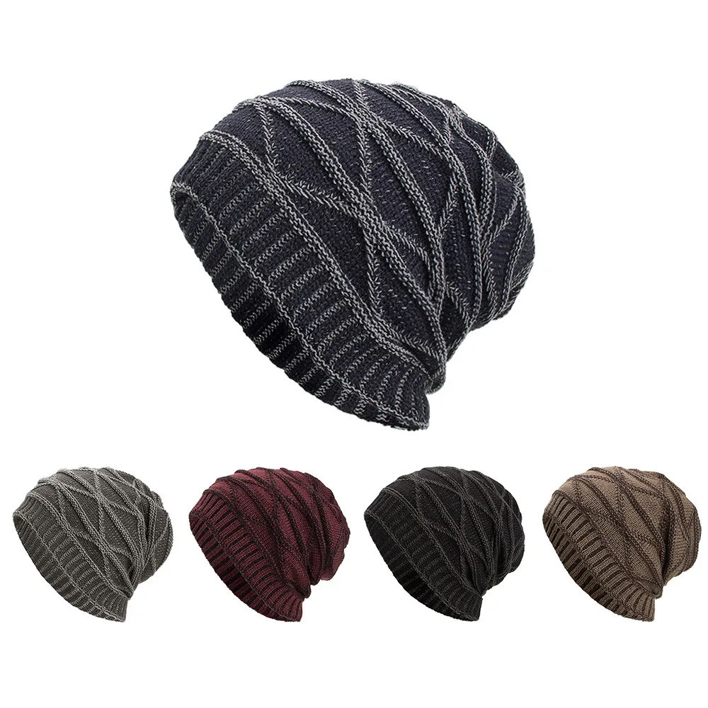 Women Men Beanie Hat Warm Baggy Weave Crochet gorra hombre Wool Knit Ski Skull Caps Winter Hats For Women casquette 2019 
Women Men Beanie Hat Warm Baggy Weave Crochet gorra hombre Wool Knit Ski Skull Caps Winter Hats For Women casquette 2019