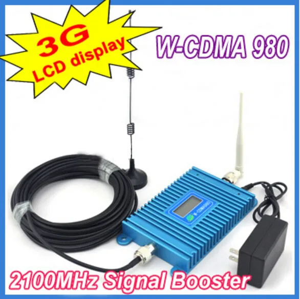 LCD Display !!! W-CDMA 980 Signal Booster WCDMA 3G Signal Amplifier 3G Mobile Phone 2100Mhz Signal Repeater + Cable + Antenna
LCD Display !!! W-CDMA 980 Signal Booster WCDMA 3G Signal Amplifier 3G Mobile Phone 2100Mhz Signal Repeater + Cable + Antenna