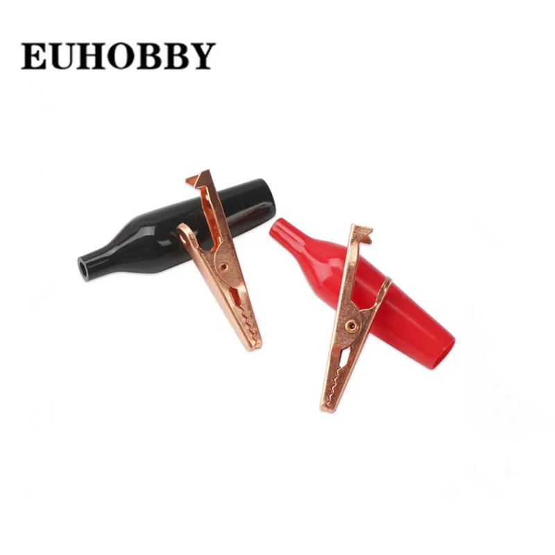10Pcs Crocodile Alligator Clips, Pure Copper Alligator Clip Clamps Electric Test Helper with Protective Insulation Cover
10Pcs Crocodile Alligator Clips, Pure Copper Alligator Clip Clamps Electric Test Helper with Protective Insulation Cover