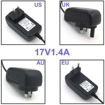 VORED 1PCS 17V 1.4A US/EU/UK/AU Plug Converter Power Supply Adapter Home appliances Charger DC 5.5*2.1mm Adaptor Free Shipping
VORED 1PCS 17V 1.4A US/EU/UK/AU Plug Converter Power Supply Adapter Home appliances Charger DC 5.5*2.1mm Adaptor Free Shipping