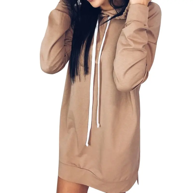 SHUJIN Women Hoodies Dress Autumn Long Sleeve Pocket Sweatshirt Dresses Casual Zipper Patchwork Drawstring Mini Dress Vestidos
SHUJIN Women Hoodies Dress Autumn Long Sleeve Pocket Sweatshirt Dresses Casual Zipper Patchwork Drawstring Mini Dress Vestidos