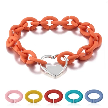 Simple Style Silver Heart Bead Charm Bracelet family friendship Jewelry Gift 10 Color Wholesale Jewelry Top Quality
Simple Style Silver Heart Bead Charm Bracelet family friendship Jewelry Gift 10 Color Wholesale Jewelry Top Quality
