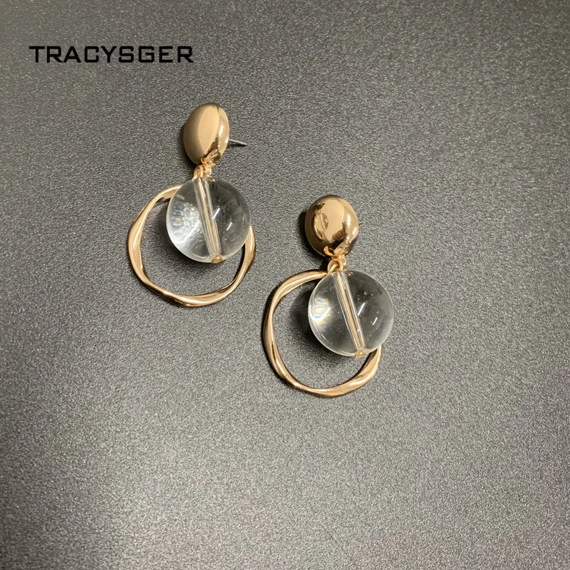 AL-ER84736 /TRACYSGER/European and American new women's exquisite clear resin ball earrings
AL-ER84736 /TRACYSGER/European and American new women's exquisite clear resin ball earrings