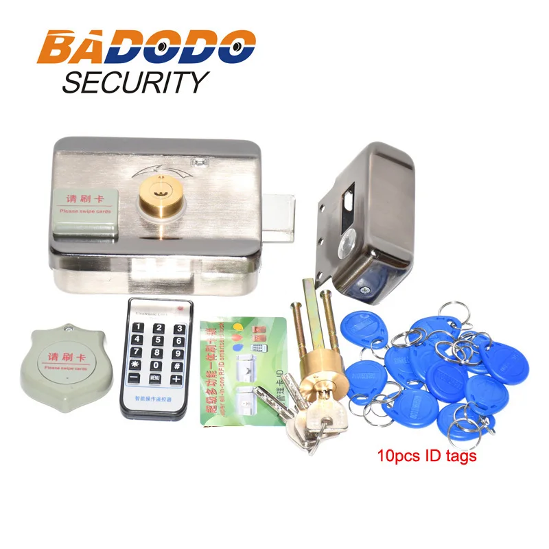 Electric door RFID lock motor drive lock for video door phone access control system with ID tags 10 50 pcs optional
Electric door RFID lock motor drive lock for video door phone access control system with ID tags 10 50 pcs optional