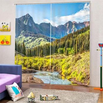 3D Digital Print Forest Curtain window living room jacquard fabrics luxury semi-blackout curtains panel living room curtains M15
3D Digital Print Forest Curtain window living room jacquard fabrics luxury semi-blackout curtains panel living room curtains M15