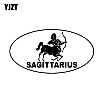 YJZT 14.7CM*7.8CM SAGITTARIUS Oval Vinyl Decal Car Sticker Zodiac Horoscope Black Silver C10-01654
YJZT 14.7CM*7.8CM SAGITTARIUS Oval Vinyl Decal Car Sticker Zodiac Horoscope Black Silver C10-01654