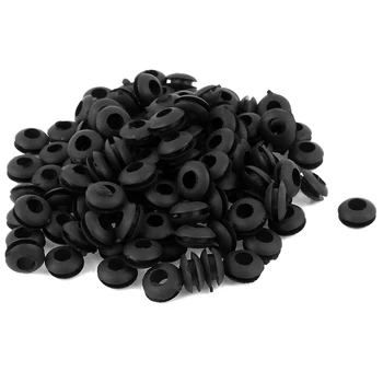 130pcs 3mm Inner Dia Double Sides Wire Grommets Gasket Cable Protector 
130pcs 3mm Inner Dia Double Sides Wire Grommets Gasket Cable Protector