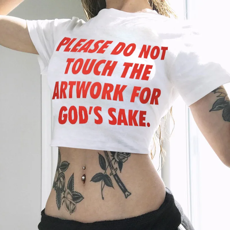 White Casual Loose Street Style Cropped T Shirt Streetwear Letter Print Short Sleeve O-Neck Summer Tops Tee Shirt
White Casual Loose Street Style Cropped T Shirt Streetwear Letter Print Short Sleeve O-Neck Summer Tops Tee Shirt