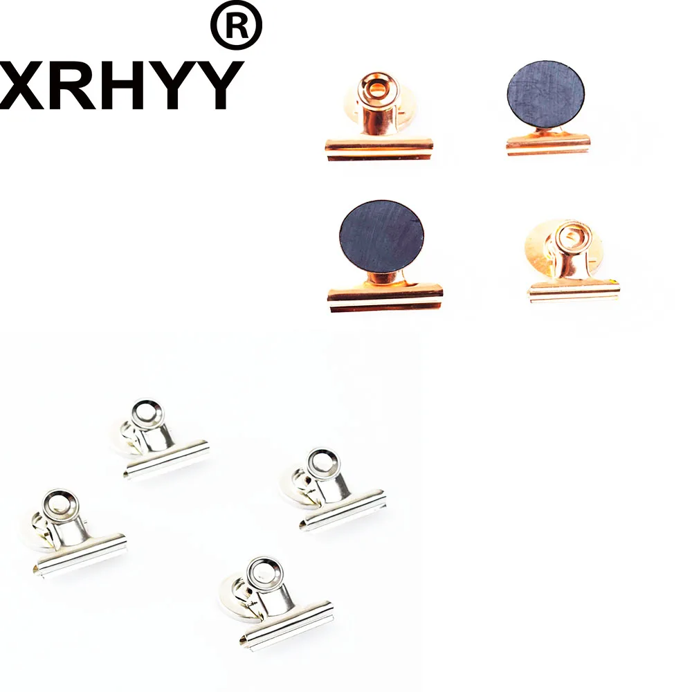 XRHYY 4 Pcs 31MM/38MM/50MM Strong Duty Magnet Refrigerator Clips Scratch Safe Clip Magnets Photo Displays Magnetic Spring Clip
XRHYY 4 Pcs 31MM/38MM/50MM Strong Duty Magnet Refrigerator Clips Scratch Safe Clip Magnets Photo Displays Magnetic Spring Clip