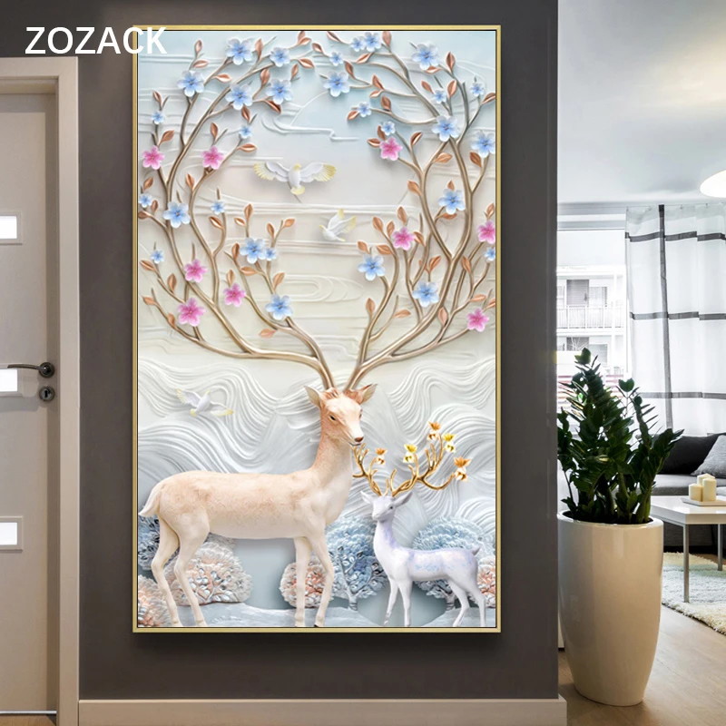 Needlework,DMC DIY Cross stitch,Embroidery kit set,Peaceful deer Print Patterns Cross-Stitch painting Vertical version Wholesale
Needlework,DMC DIY Cross stitch,Embroidery kit set,Peaceful deer Print Patterns Cross-Stitch painting Vertical version Wholesale