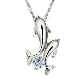 New arrival fashion dolphin animal 925 sterling silver ladies pendant necklaces jewelry wholesale drop shipping
New arrival fashion dolphin animal 925 sterling silver ladies pendant necklaces jewelry wholesale drop shipping