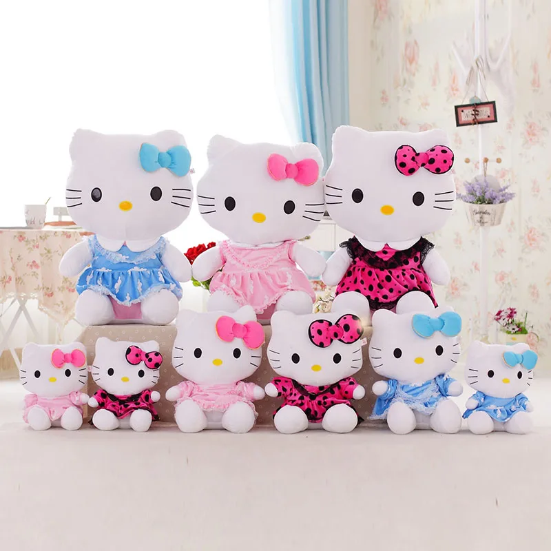 1 piece 50cm High Quality Pink Blue Rose-red Hello Kitty Plush Stuffed Doll Kid Toys Valentine's Day Gift Free Shipping
1 piece 50cm High Quality Pink Blue Rose-red Hello Kitty Plush Stuffed Doll Kid Toys Valentine's Day Gift Free Shipping