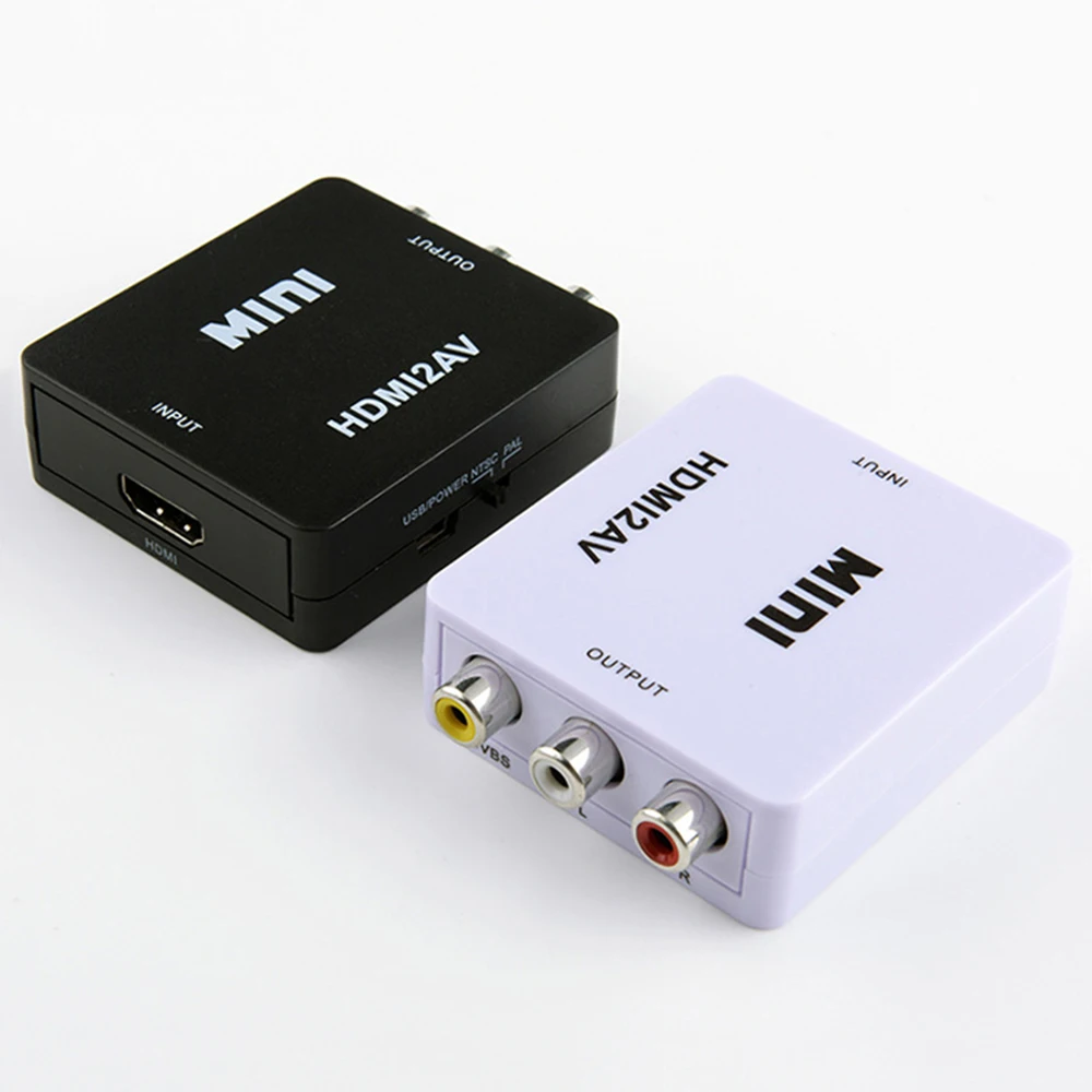 Mini HDMI2AV Converter 1080p HDMI Input to AV RCA CVBS Composite Output Adapter for Projector Xbox DVD PC
Mini HDMI2AV Converter 1080p HDMI Input to AV RCA CVBS Composite Output Adapter for Projector Xbox DVD PC
