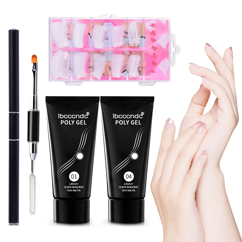 4 Pcs / Kit Poly Gel Set LED Clear UV Gel Nail Polish Polish Nail Art Kit Quick Dry Nails Hard Jelly Gel Extensions Tools TSLM1
4 Pcs / Kit Poly Gel Set LED Clear UV Gel Nail Polish Polish Nail Art Kit Quick Dry Nails Hard Jelly Gel Extensions Tools TSLM1