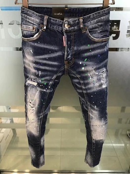 Men's Junior Cutting Precision Patch Point Material Breaking Point Paint Point Ink-splashing Self-cultivation Jeans for Men
Men's Junior Cutting Precision Patch Point Material Breaking Point Paint Point Ink-splashing Self-cultivation Jeans for Men