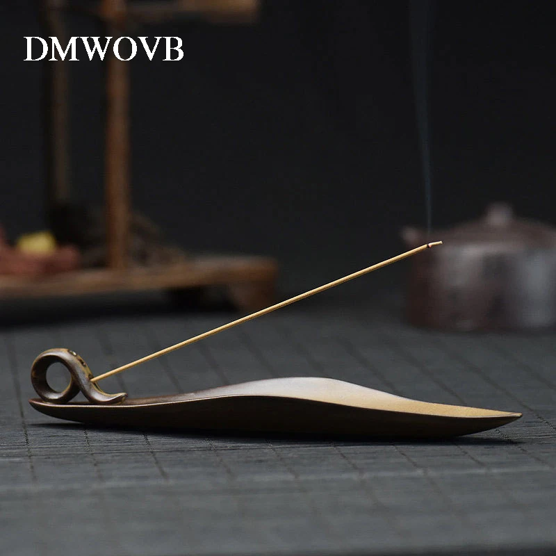 DMWOVB Incense Burner Buddha Stick Incense Holder Vintage Longquan Kiln Censer Buddhist Temple Supplies Chinese A leaf boat
DMWOVB Incense Burner Buddha Stick Incense Holder Vintage Longquan Kiln Censer Buddhist Temple Supplies Chinese A leaf boat