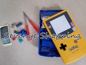 For GBC Housing Limited Yellow & Blue Pokemon Pikachu Case Shell Housing Case For Nintendo Game Boy Color With Screwdrivers
For GBC Housing Limited Yellow & Blue Pokemon Pikachu Case Shell Housing Case For Nintendo Game Boy Color With Screwdrivers