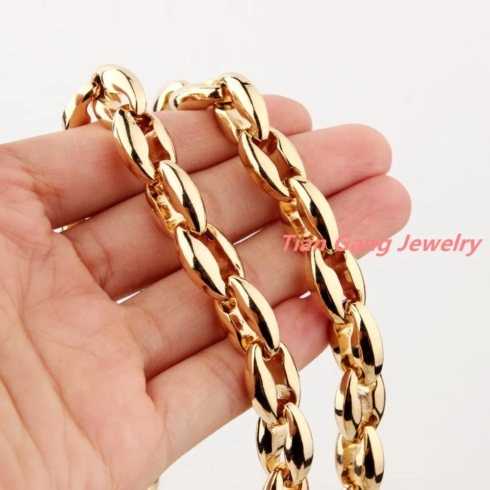 7-40" High Quality 316L Stainless Steel Gold Hollow Coffee Beads Bean Chain Necklace Mens Womens Jewelry Good Gift
7-40" High Quality 316L Stainless Steel Gold Hollow Coffee Beads Bean Chain Necklace Mens Womens Jewelry Good Gift