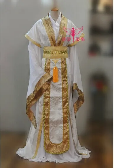 Golden Edge Chinese Wedding Male Hanfu Tang Suit Cosplay Clothes Emperor Clothes for Men
Golden Edge Chinese Wedding Male Hanfu Tang Suit Cosplay Clothes Emperor Clothes for Men