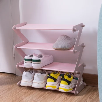 Simple Stainless Steel Assembled Shoe Rack Save Space Slippers High Heels Home Dormitory Foldable Multi-Layer Storage Pink
Simple Stainless Steel Assembled Shoe Rack Save Space Slippers High Heels Home Dormitory Foldable Multi-Layer Storage Pink