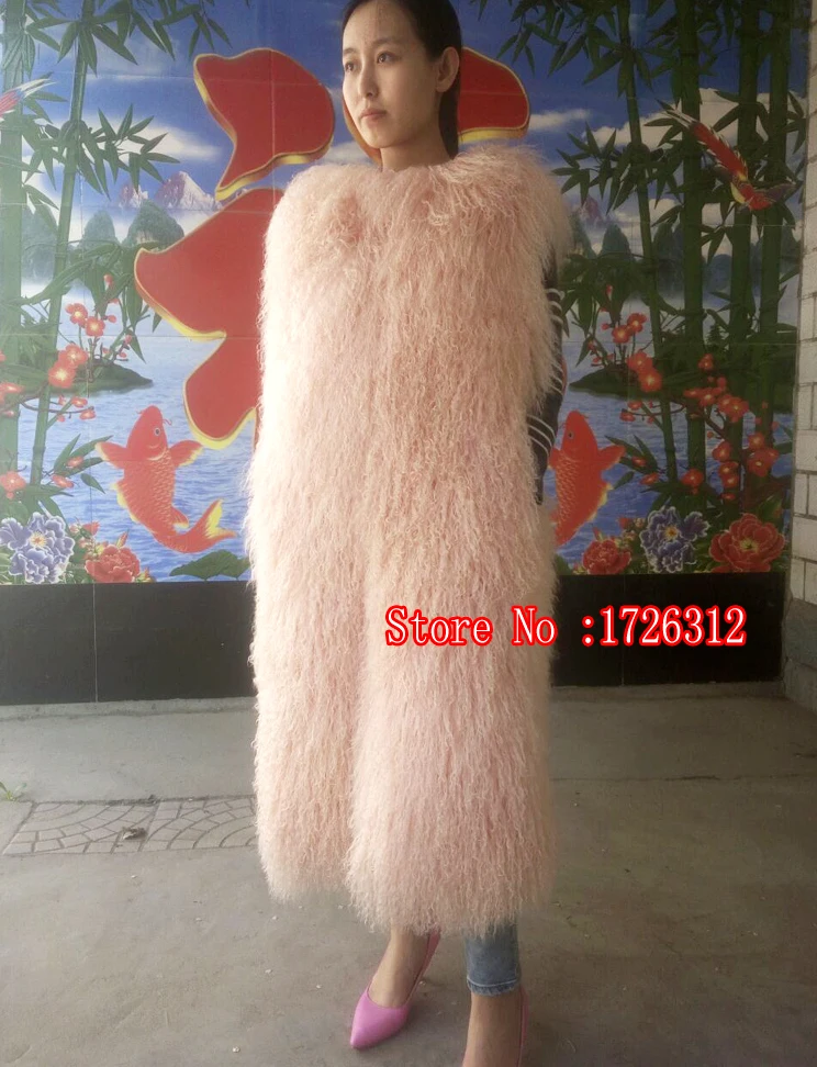 Women long paragraph real beach wool round neck fur vest fur coat wool coat mongolian sheep fur waistcoat female
Women long paragraph real beach wool round neck fur vest fur coat wool coat mongolian sheep fur waistcoat female