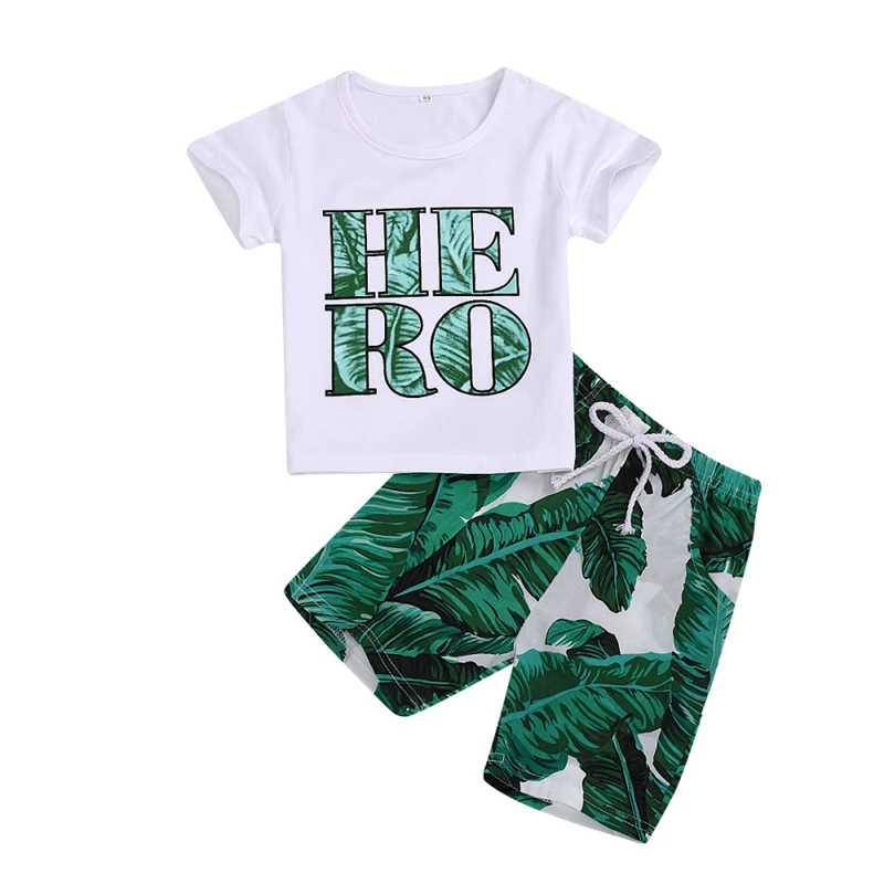 2019 Summer New Toddler Kid Baby Boy Casual Clothes Cotton T-shirt Leaves Shorts Sunsuit Outfit
2019 Summer New Toddler Kid Baby Boy Casual Clothes Cotton T-shirt Leaves Shorts Sunsuit Outfit