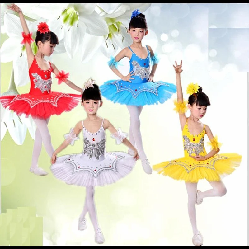 NEW Tutu Ballet Dress Girls' Professional Swan Lake Ballerina Skirt Dancewear for woman 4colors | Тематическая одежда и