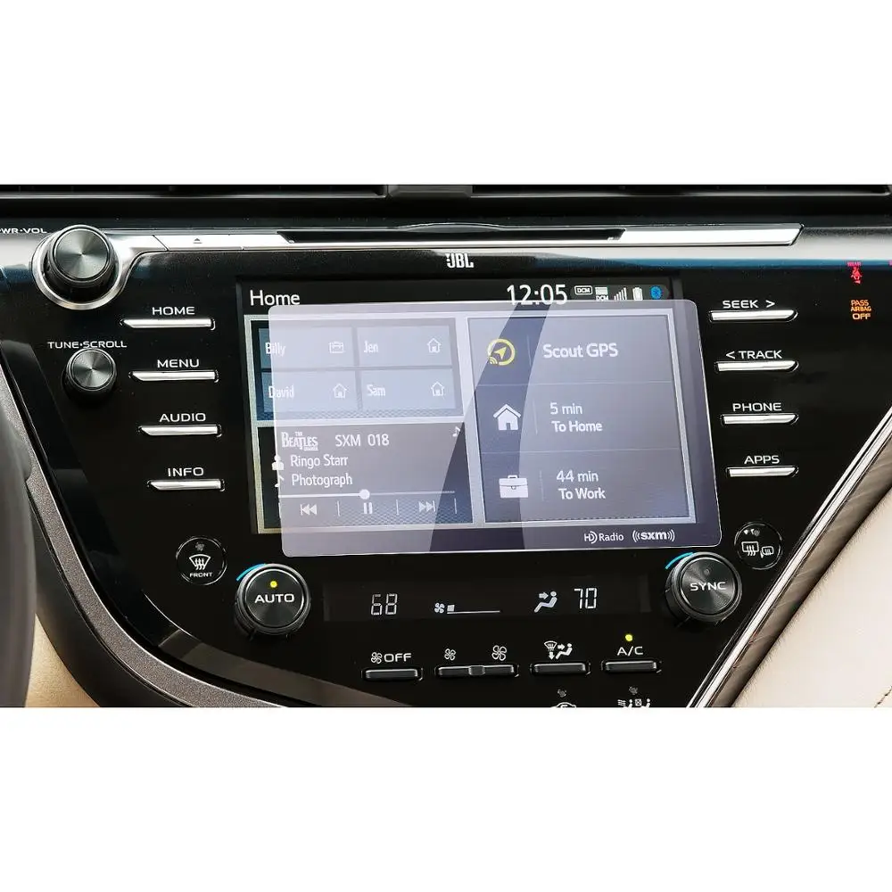 RUIYA car GPS navigation anti-blue light tempered glass screen protector film for Toyoto Camry Entune 7inch center touchscreen
RUIYA car GPS navigation anti-blue light tempered glass screen protector film for Toyoto Camry Entune 7inch center touchscreen