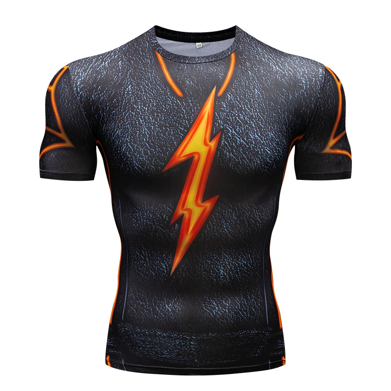 3D Printed T-shirts Men FLASH Compression Shirt Raglan Short Sleeve Crossfit Fitness Cloth Tops Male Cosplay Costume 2017 NEW
3D Printed T-shirts Men FLASH Compression Shirt Raglan Short Sleeve Crossfit Fitness Cloth Tops Male Cosplay Costume 2017 NEW