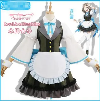 Anime Cosplay Costume Aqours Love Live Sunshine Watanabe You Dress Lovely Black White Maid Wear Full Sets A
Anime Cosplay Costume Aqours Love Live Sunshine Watanabe You Dress Lovely Black White Maid Wear Full Sets A
