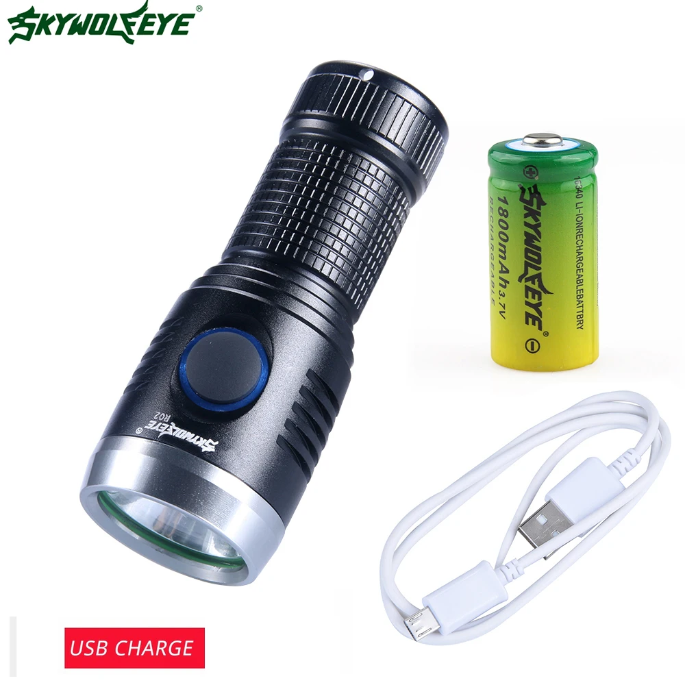 USB Flashlight USB Direct Charging 3 mode Torch Small mini LED Flashlight Waterproof (with 16340 Battery) Camping
USB Flashlight USB Direct Charging 3 mode Torch Small mini LED Flashlight Waterproof (with 16340 Battery) Camping