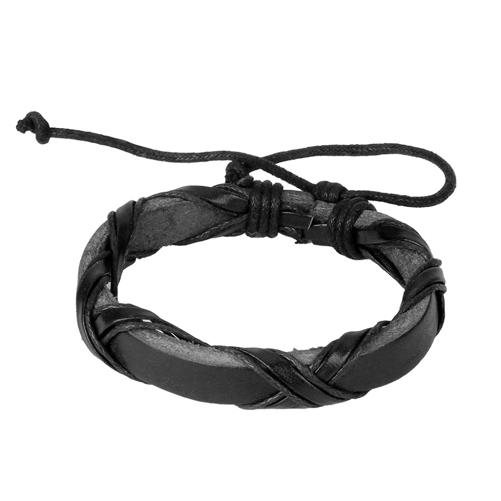 Seanuo унисекс простой шнурок регулируемый шарм браслеты и для мужчин женщин модные