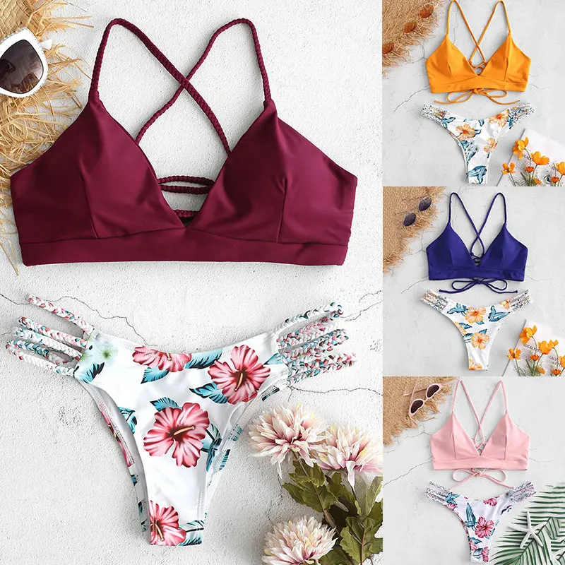 Bikini 2019Top Women's Bikini Cut Flowers One Piece Swimsuit Pushups Swimwear Beachwear
Bikini 2019Top Women's Bikini Cut Flowers One Piece Swimsuit Pushups Swimwear Beachwear