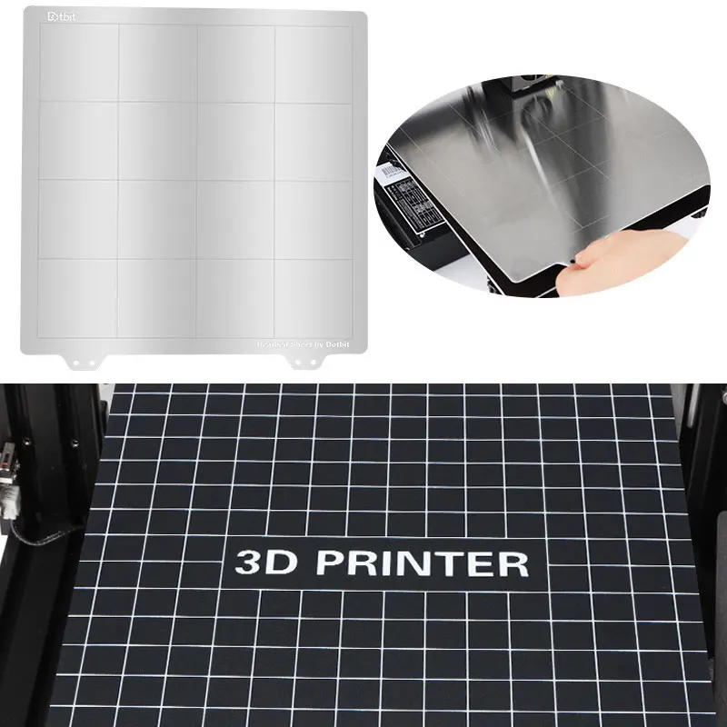 Creality 3D Printer Parts 235x235mm Spring Steel Sheet + Heatbed Build Surface Plate Sheet For Creality ENDER-3 PRO Tevo Flash
Creality 3D Printer Parts 235x235mm Spring Steel Sheet + Heatbed Build Surface Plate Sheet For Creality ENDER-3 PRO Tevo Flash