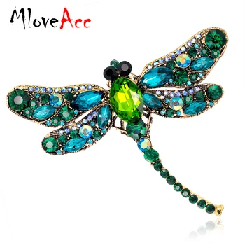 Mloveacc Vintage Design Shinny 6 Colors Brooches for Women