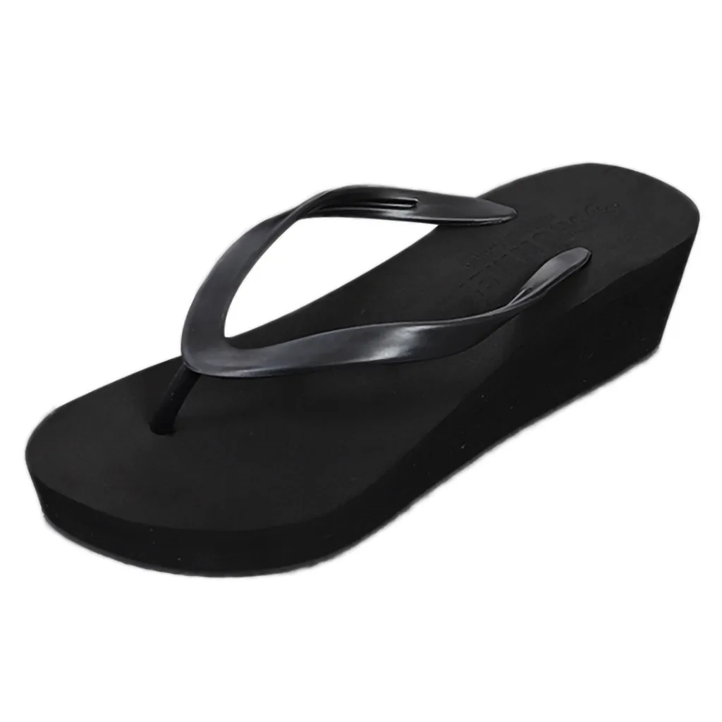 SAGACE Simple Women Girls Wedges Versatile Solid Color Beach Med-Heel Anti-Skid Flip Flops Slip On Casual Outdoor Beach Slippers
SAGACE Simple Women Girls Wedges Versatile Solid Color Beach Med-Heel Anti-Skid Flip Flops Slip On Casual Outdoor Beach Slippers
