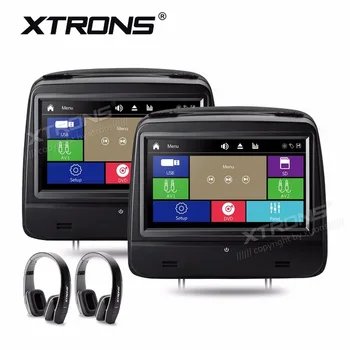 XTRONS 8" HD 1280*720 Digital Touch Screen Leather Cover Car Headrest DVD Player Monitors 1080P FM IR+2pc IR Wireless Headphones
XTRONS 8" HD 1280*720 Digital Touch Screen Leather Cover Car Headrest DVD Player Monitors 1080P FM IR+2pc IR Wireless Headphones
