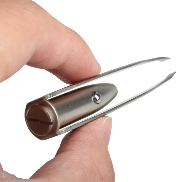 Eyebrow Hair Removal Tweezer LED Light Eyelash Eyebrow Hair Removal Tweezer Face Hair Remover Stainless Steel Tweezers HB88
Eyebrow Hair Removal Tweezer LED Light Eyelash Eyebrow Hair Removal Tweezer Face Hair Remover Stainless Steel Tweezers HB88