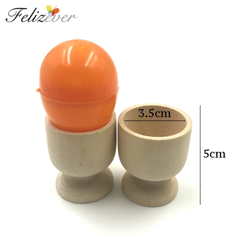 6 PCS Wood Egg Stands for Easter Party DecorationTray Holders Kids Pretend Play Kitchen Kids DIY Crafts 
6 PCS Wood Egg Stands for Easter Party DecorationTray Holders Kids Pretend Play Kitchen Kids DIY Crafts