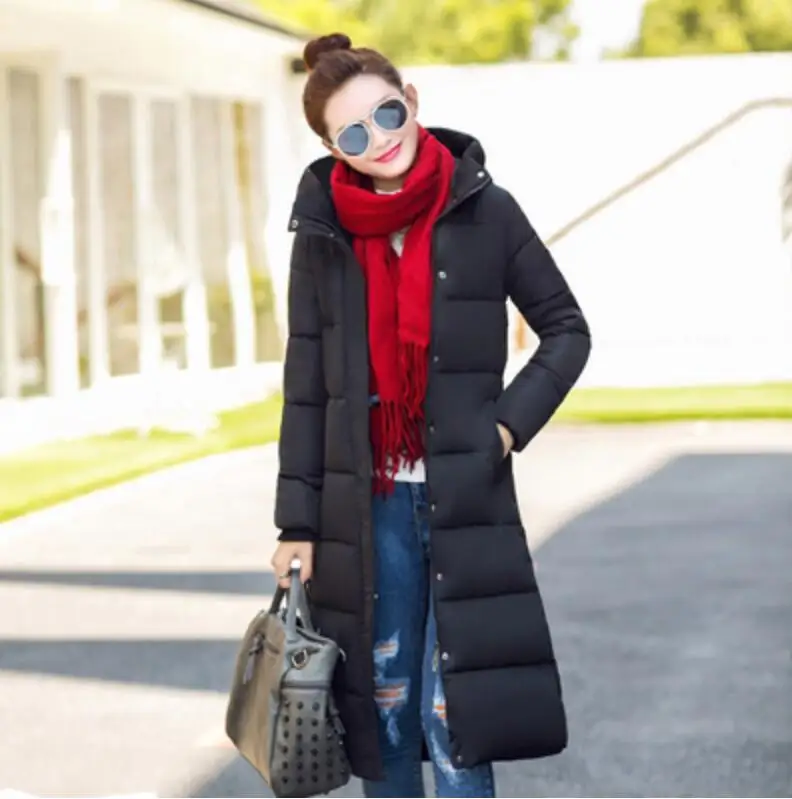 Women's long knee coats 2020 new Korean self-cultivation hooded cotton women's thick coat warm down jacket female outwear
Women's long knee coats 2020 new Korean self-cultivation hooded cotton women's thick coat warm down jacket female outwear