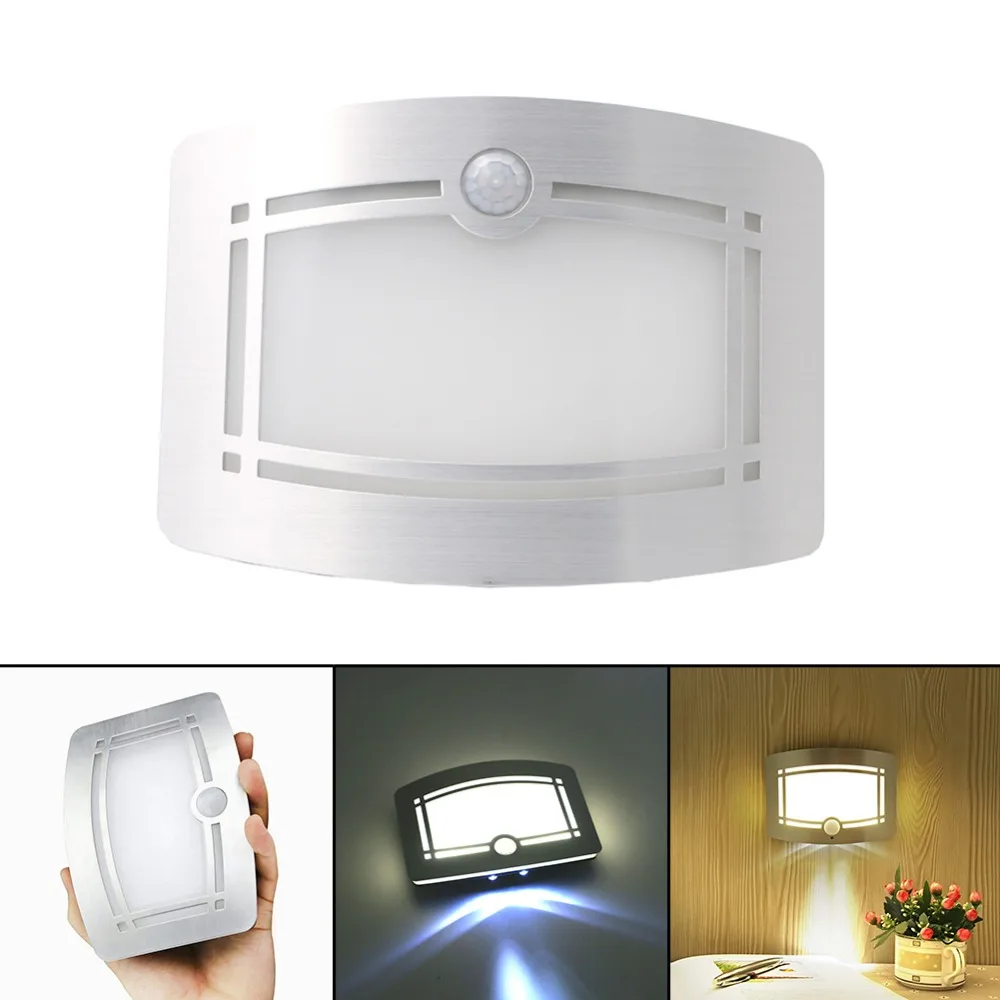 Novelty Battery Powered Porch Night Lamp Motion Sensor Light Wireless Infrared Motion Sensor Wall LED Night Light
Novelty Battery Powered Porch Night Lamp Motion Sensor Light Wireless Infrared Motion Sensor Wall LED Night Light