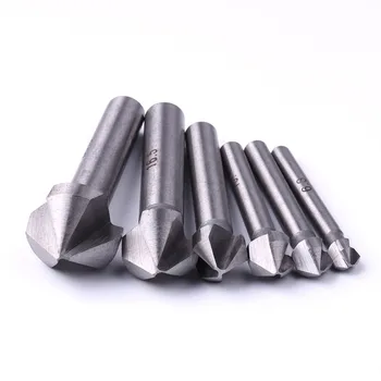 6Pcs/Set 3 Flutes HSS Countersink Drill Bit Chamfer Cutter 90 Degree for Workpiece Taper Wood Steel Chamfer Tool In AU
6Pcs/Set 3 Flutes HSS Countersink Drill Bit Chamfer Cutter 90 Degree for Workpiece Taper Wood Steel Chamfer Tool In AU