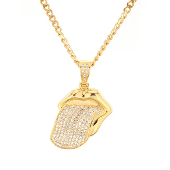 2109 New hip hop necklace men and women fashion jewelry rolling stones Pendant blue tongue pendant three colors optional
2109 New hip hop necklace men and women fashion jewelry rolling stones Pendant blue tongue pendant three colors optional