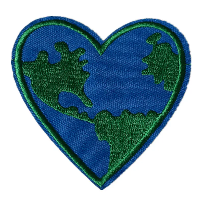 Embroidered Earth Heart Patches Land Sewing Iron On Badge For Bag Jeans Hat Appliques DIY Handwork Sticker Decoration
Embroidered Earth Heart Patches Land Sewing Iron On Badge For Bag Jeans Hat Appliques DIY Handwork Sticker Decoration