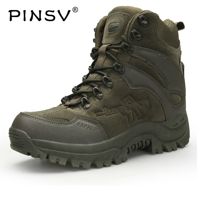 PINSV Mens Winter Army Boots Military Tactical Desert Boots Men Waterproof Snow Ankle Shoes Botas Tacticos Zapatos Size 39-46
PINSV Mens Winter Army Boots Military Tactical Desert Boots Men Waterproof Snow Ankle Shoes Botas Tacticos Zapatos Size 39-46