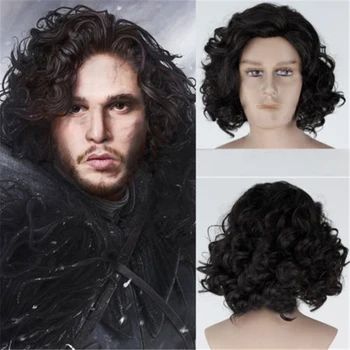 Game of Thrones Jon Snow Cosplay Costume Accessories Wig A Song of Ice and Fire Night's Watch Black short Hair Wig
Game of Thrones Jon Snow Cosplay Costume Accessories Wig A Song of Ice and Fire Night's Watch Black short Hair Wig