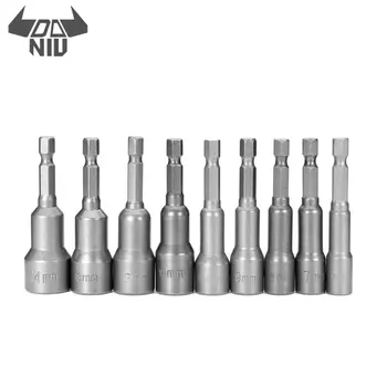DANIU 9Pcs/set 6-14mm C-V Hex Magnetic Power Socket Nut for Makita Tools Accessories Power Socket Tools High Quality
DANIU 9Pcs/set 6-14mm C-V Hex Magnetic Power Socket Nut for Makita Tools Accessories Power Socket Tools High Quality