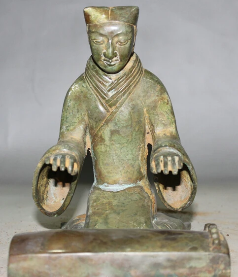 wholesale factory 7" Old Chinese Bronze Ancient Figure Servant People Man Play Piano Music Statue
wholesale factory 7" Old Chinese Bronze Ancient Figure Servant People Man Play Piano Music Statue