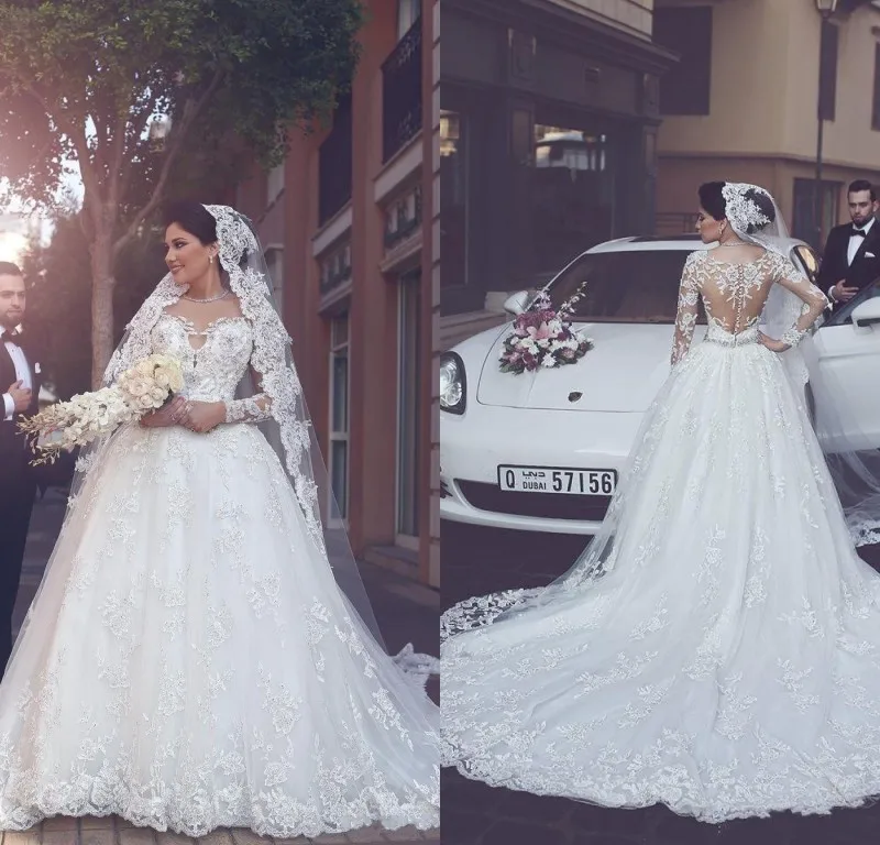 Vestido de noiva Sexy Long Sleeves Lace Wedding Dress 2019 Robe de mariee Luxury Ball Gown Princess Wedding Gowns Custom Made
Vestido de noiva Sexy Long Sleeves Lace Wedding Dress 2019 Robe de mariee Luxury Ball Gown Princess Wedding Gowns Custom Made